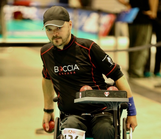 Iulian Ciobanu, primul sportiv paralimpic de boccia de origine română din istoria Canadei