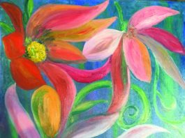 „Momente colorate”, expoziție solo Doina Falcon la Biblioteca Kirkland