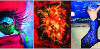 Simona Potop: „Îmi las pensula să danseze pe pânză”