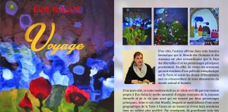 O călătorie imaginară în jurul lumii cu Eva Halus, autoarea cărții pentru copii „Voyage”. Întâlnire la Biblioteca interculturală Côte-des-Neiges
