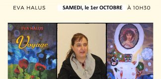 Întâlnire cu Eva Halus, autoarea cărții pentru copii „Voyage”, la Biblioteca Interculturală din Côte-des-Neiges