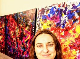 Artista Lavi Picu: pictura ca simbol al unei lupte ce o poartă zilnic