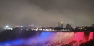 De 1 Decembrie, Cascada Niagara va fi luminată în culorile drapelului românesc