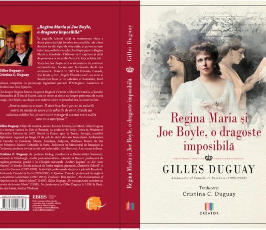 Lansarea cărții „Regina Maria și Joe Boyle, o dragoste imposibilă” scrisă de Gilles Duguay