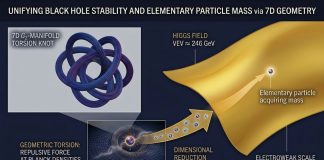 Secretele găurilor negre și masa bozonilor Higgs: O soluție geometrică în șapte dimensiuni