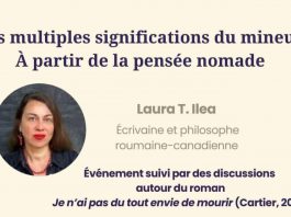 Conferință și dezbatere literară cu scriitoarea Laura T. Ilea la Universitatea din Montreal
