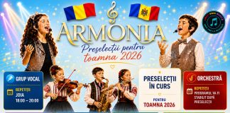 Grupul Armonia organizează preselecții pentru sesiunea de toamnă 2026