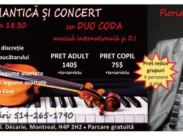 Cină și concert cu maestrul Florian Costache