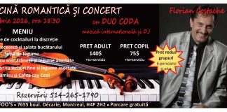 Cină și concert cu maestrul Florian Costache