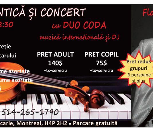 Cină și concert cu maestrul Florian Costache