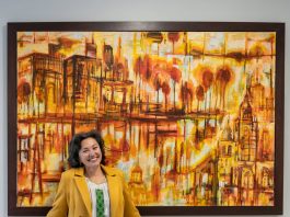 „Atunci când pictez mă simt eu însămi”: Mona M. Ciciovan despre revenirea la pictură, premoniția din „Memoria apei” și donația sa pentru CHUM